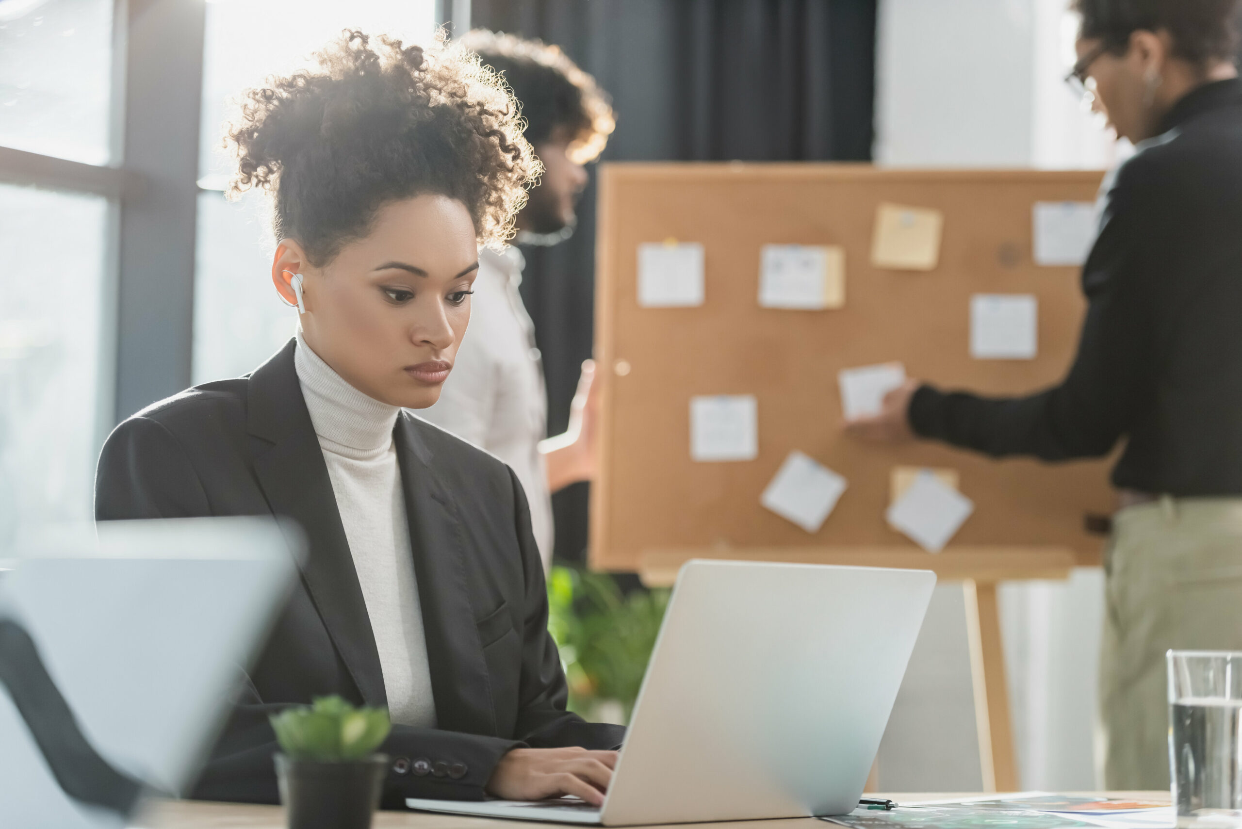 Woman on computer taking eLearning course