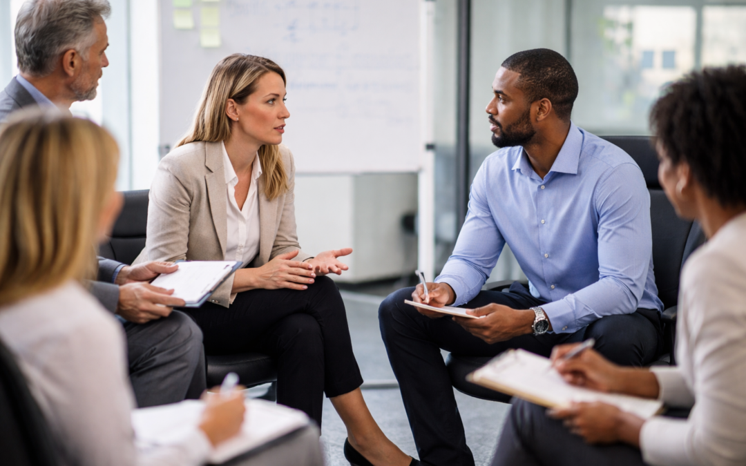 Role play practice in L&D designed to improve employee skills